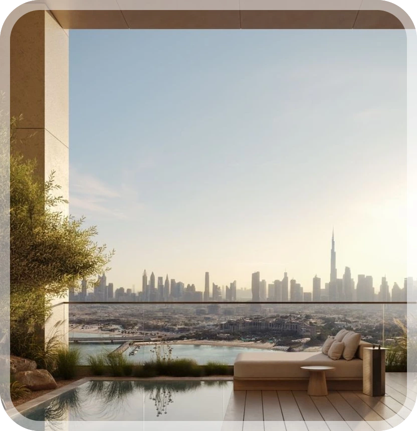 Premium residential property with a view of the Dubai skyline